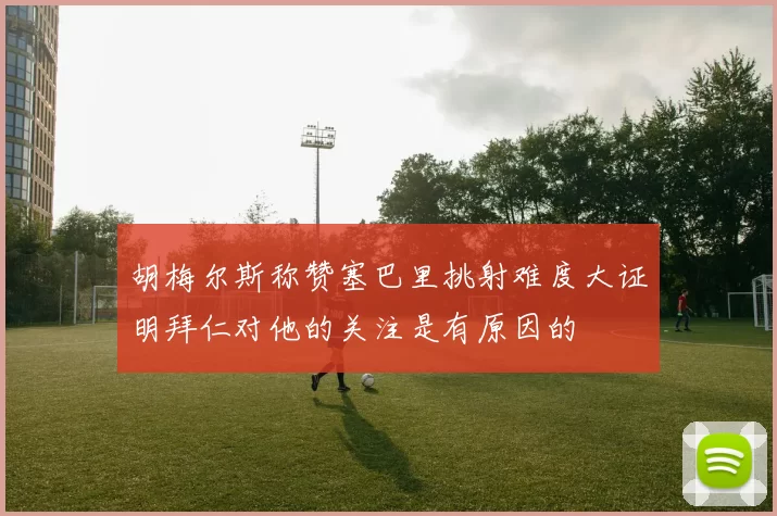 胡梅尔斯称赞塞巴里挑射难度大证明拜仁对他的关注是有原因的